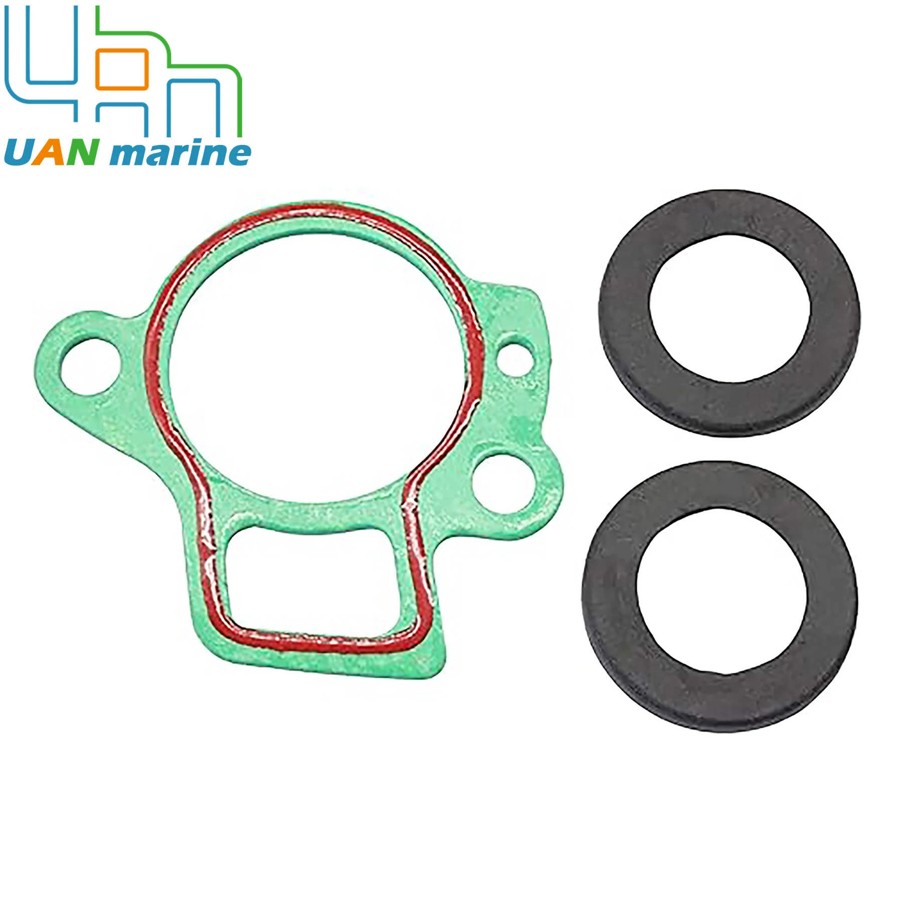 6H3-12411 Thermostat Repair Service Kit for Yamaha Outboard Engine 2-Stroke 50 60 70 HP Replace 6H3-12411-11 Gasket 62Y-12414-00 image 4