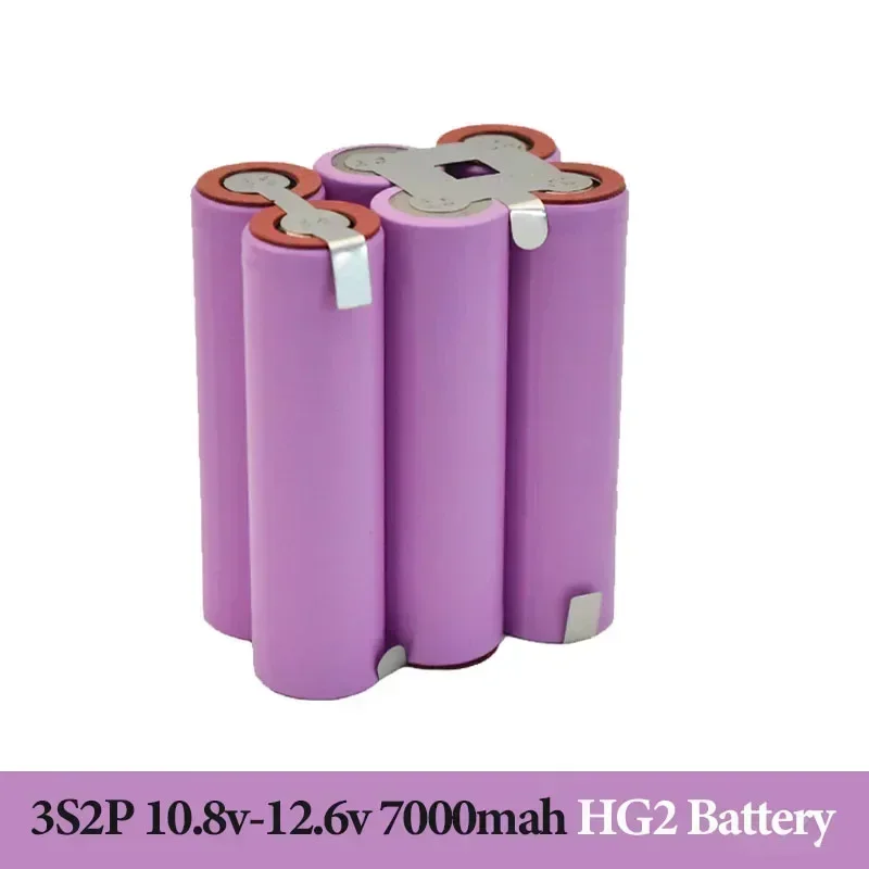 20A 18650 35E 3500mAh 7000mAh 3S 4S 5S 6S 8S 7.4V 12.6V 14.8V 18V 25.2V 29.6V For Screwdriver Battery Welding Battery Packs