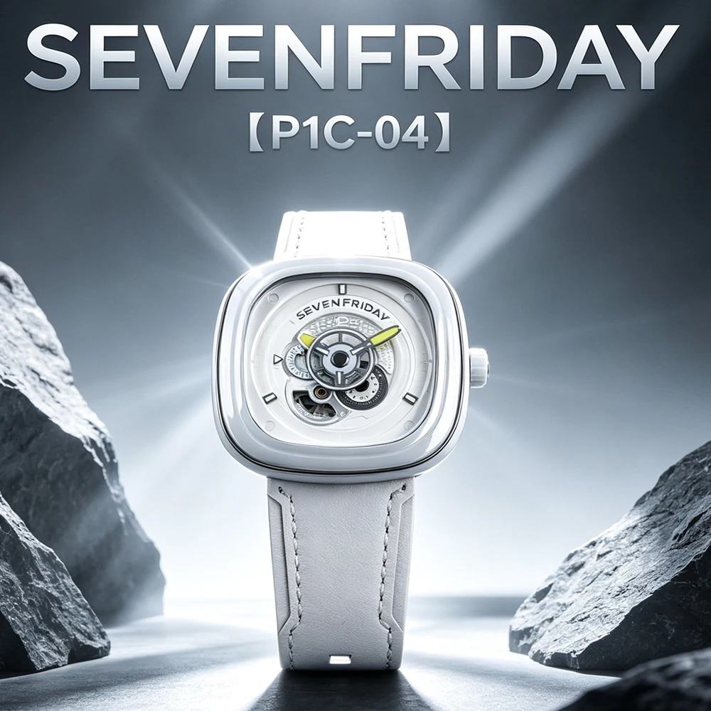 Fashion new product SEVENFRIDAY luxury brand men's watch couple series men's and women's same style P1C/04 automatic mechanical