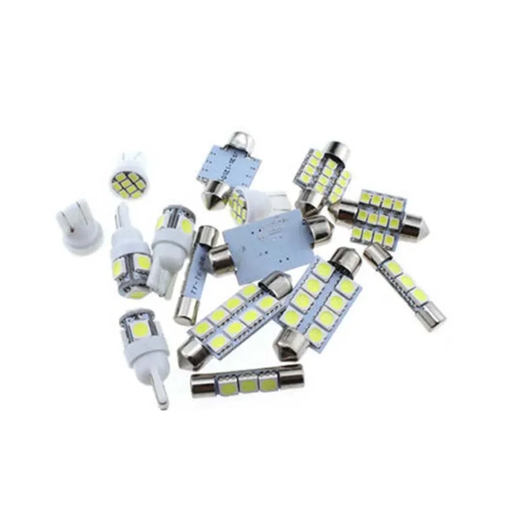18pcs/Set Car Lights White Interior Ultra Bright LED Lights Package Kit For 1999-2004 Jeep Grand Cherokee WJ