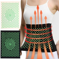 Hot Mugwort Therapy Warm Waistband Belts Self-Heating Lower Back Waist Support Belt High Elasticity Lumbar Back Brace