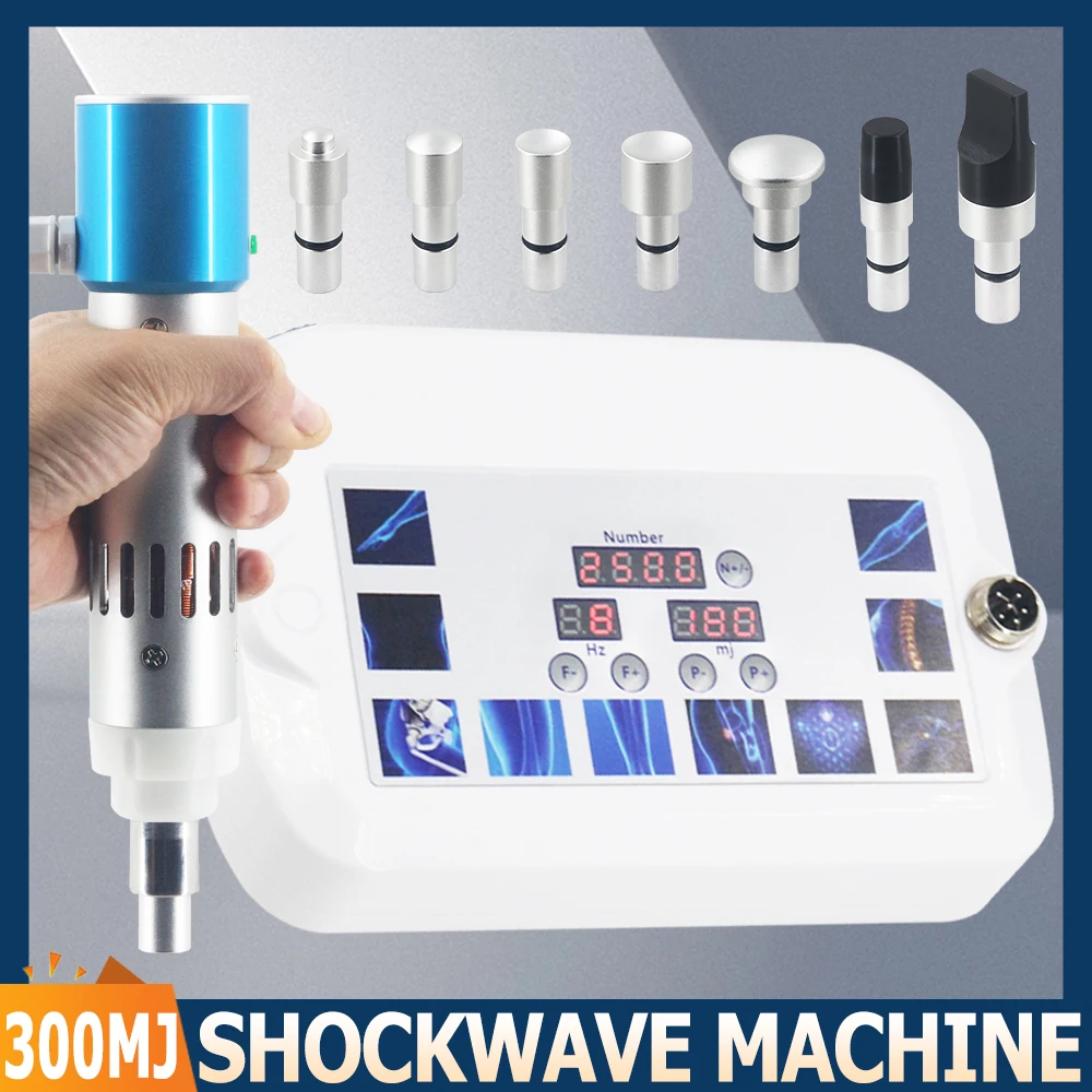 Shock Wave Therapy Machine 300MJ For ED Erectile Dysfunction Treatment Waist Pain Relief Massage Relaxation Shockwave Massager