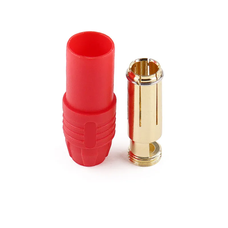 AS150 model aircraft plug fireproof flower plug 7mm gold-plated anti-ignition high current lithium battery connector