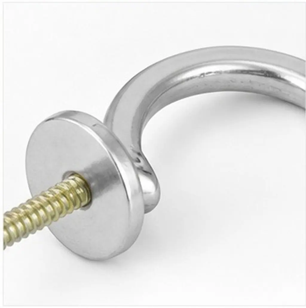 2Pcs Alloy Curtain Tieback Hook Wall Mounted Heavy Duty Drapery Holdback Silver Modern Classical Traditional Room Decor Metal