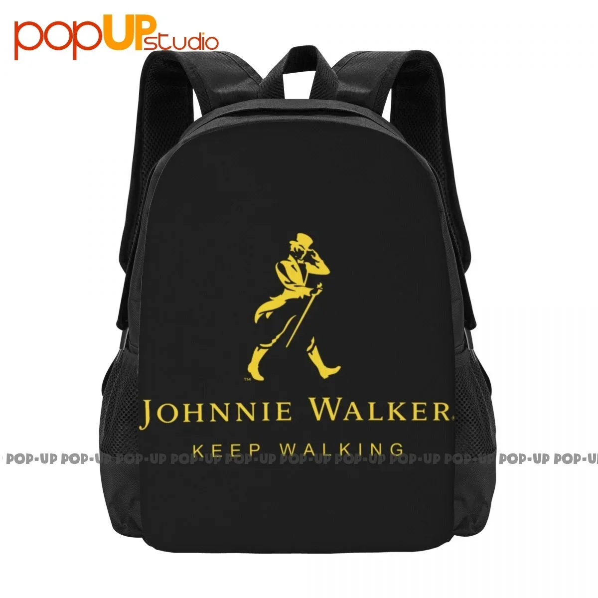 Johnnie Walker Logo Backpack Large Capacity Cute Portable Gymnast Bag