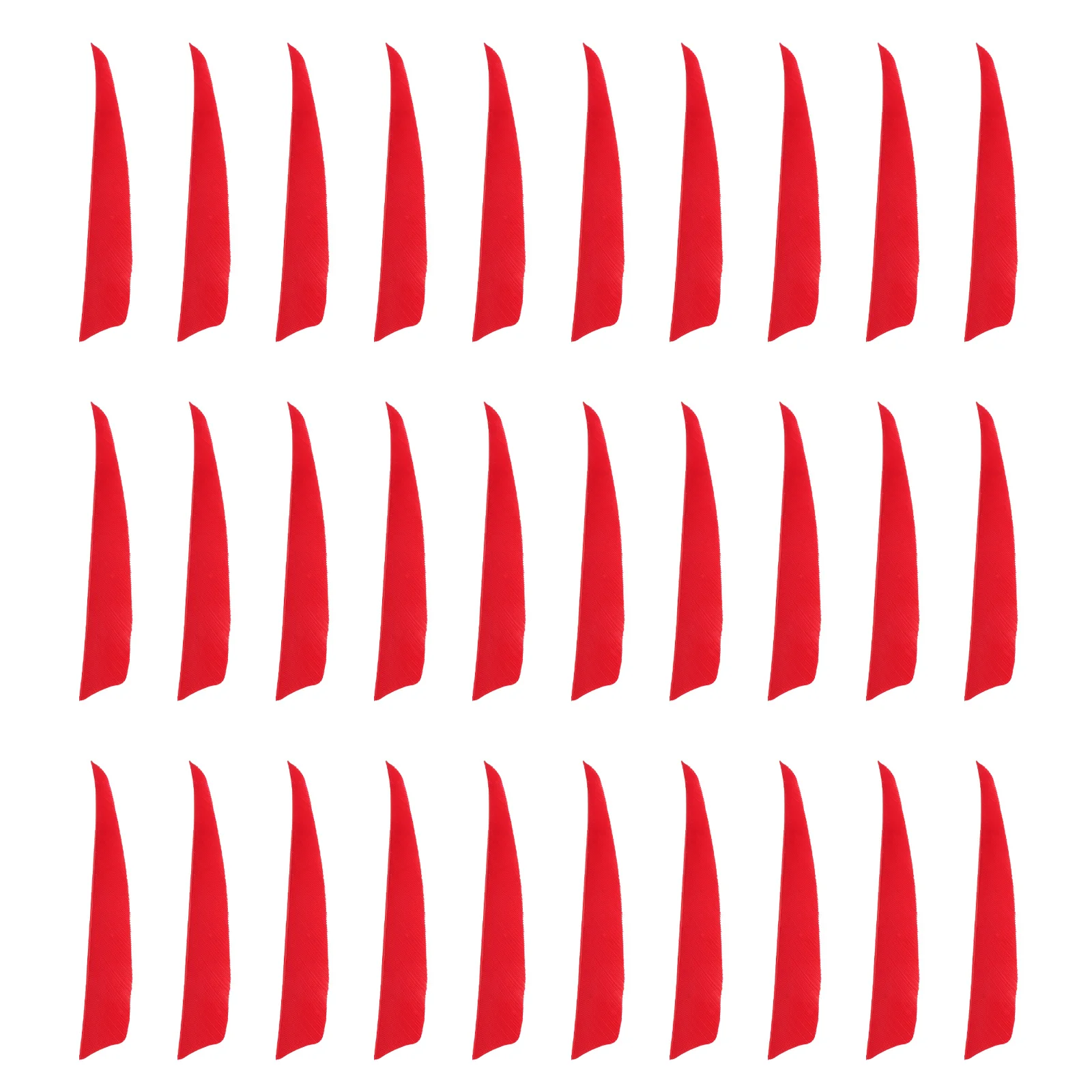

30Pcs Real Turkey Archery Shield Shape Arrow Tail Replacement Lightweight Durable Arrow Accessory Archery Tail