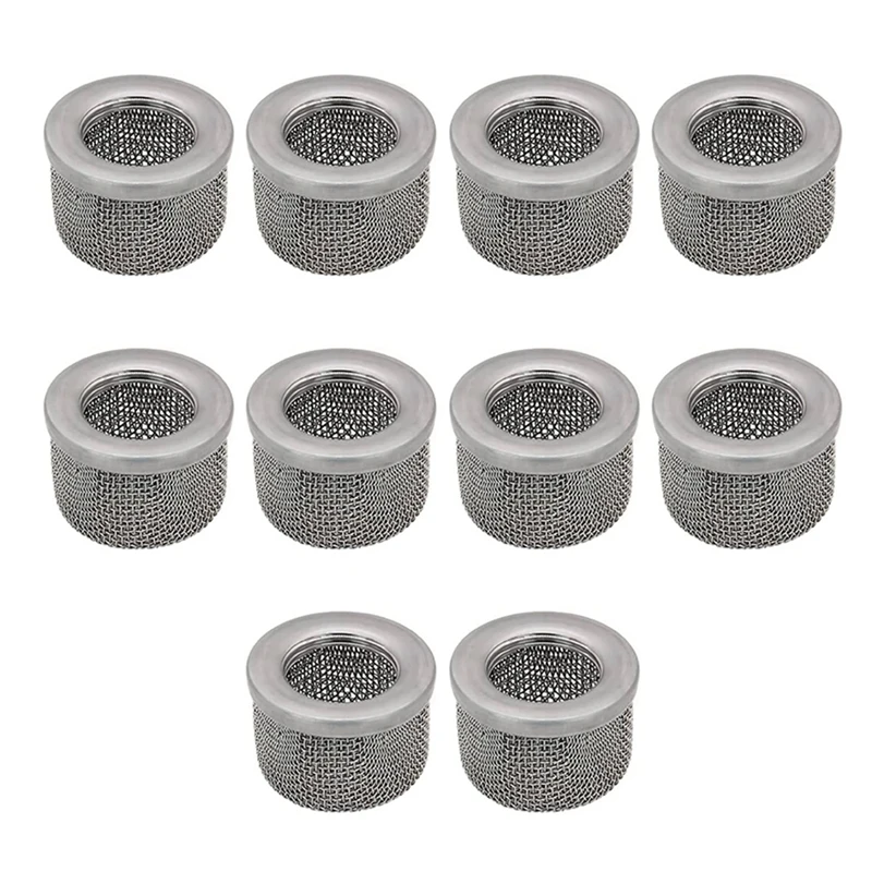 

10X 181072 Or 181-072 Inlet Strainer Screen Filter With 1In NPT Thread For 1095 1500 Airless Paint Sprayer Suction Hose