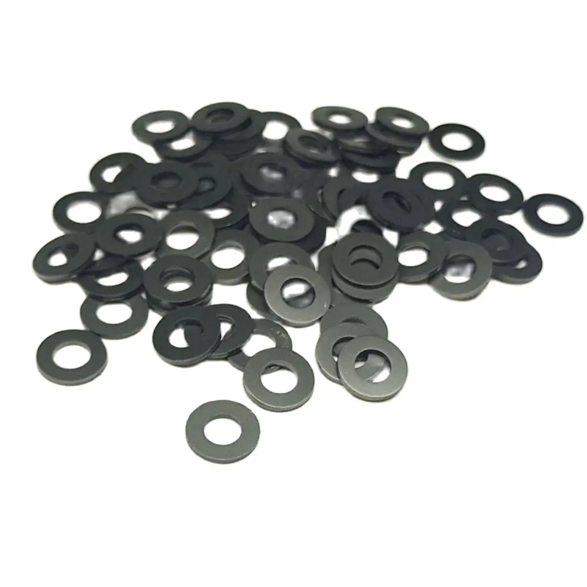 

1.5mm(ID)x3mm(OD)x0.3mm(Thickness) Custom Made Black Color Polyslider Graphite Nylon Flat Washer 1000pcs/Lot