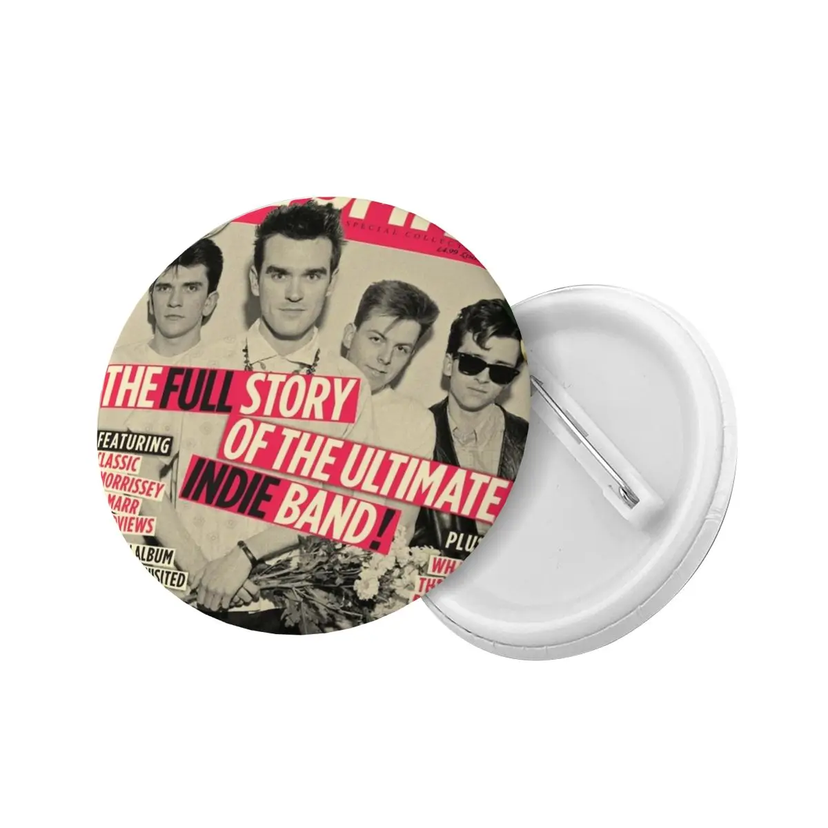 Personalize Smiths Indie Rock Band Button Pin for Bags Badges Brooch Pinback Gift