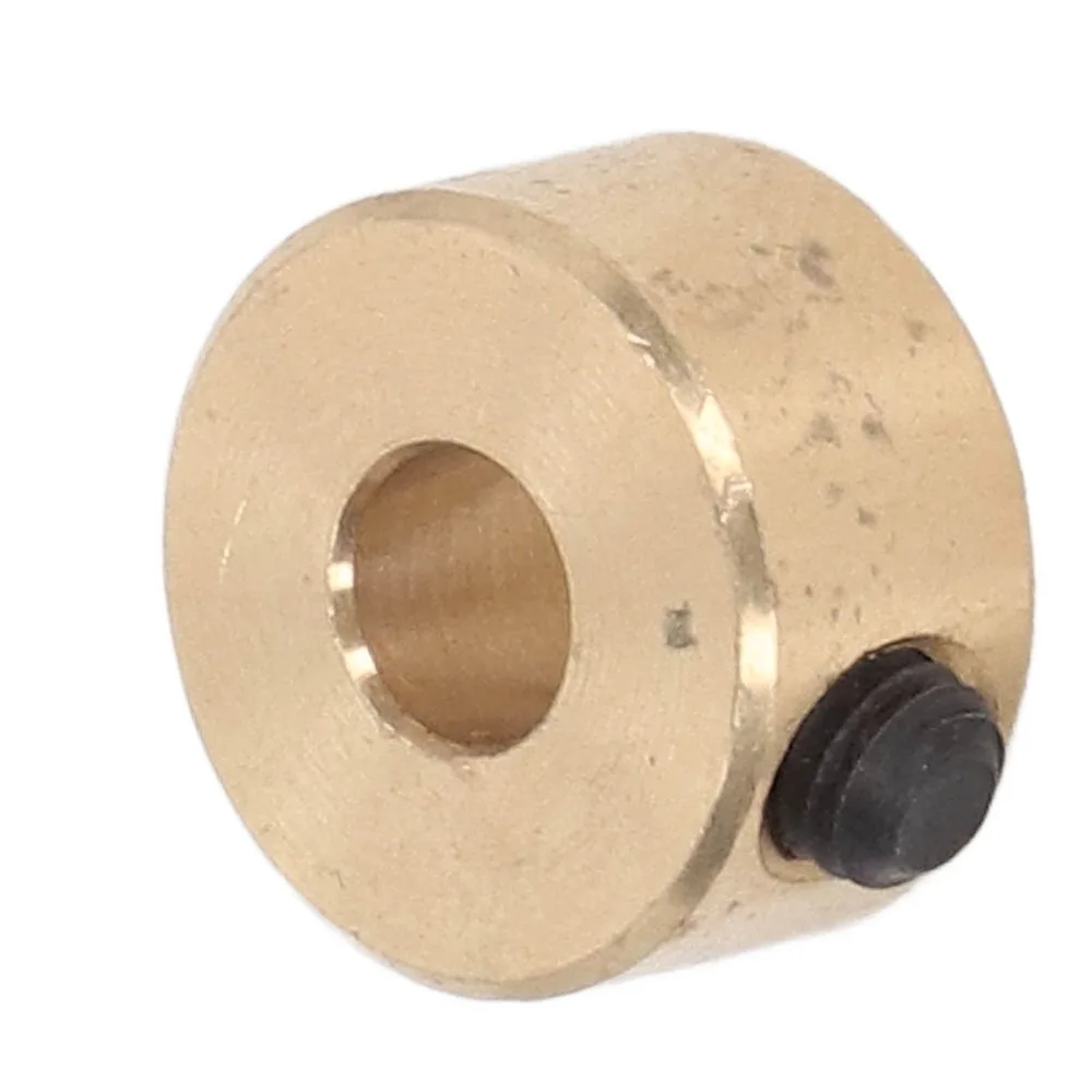 Adjustable Brass Material Drill Stop Collar Yellow Shaft Positioner Brass Drill Bit Depth Stop Collar Drilling
