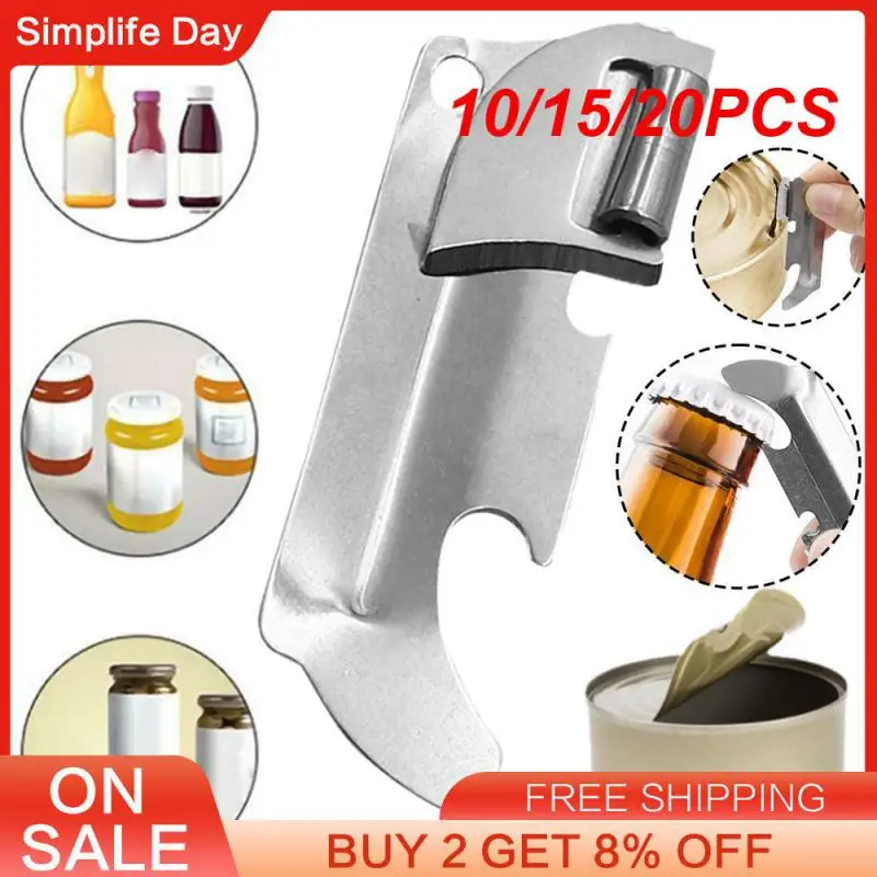 10/15/20PCS Bottle Opener Mini High Quality Kitchen Accessories Opener Tool Kitchen Utensil Can Opener Easy To Carry