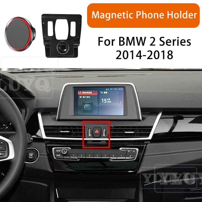 

For BMW 7 Series 2004-2008 Magnetic Phone Holder Gravity Navigation 360° Fixed Modification Accessory