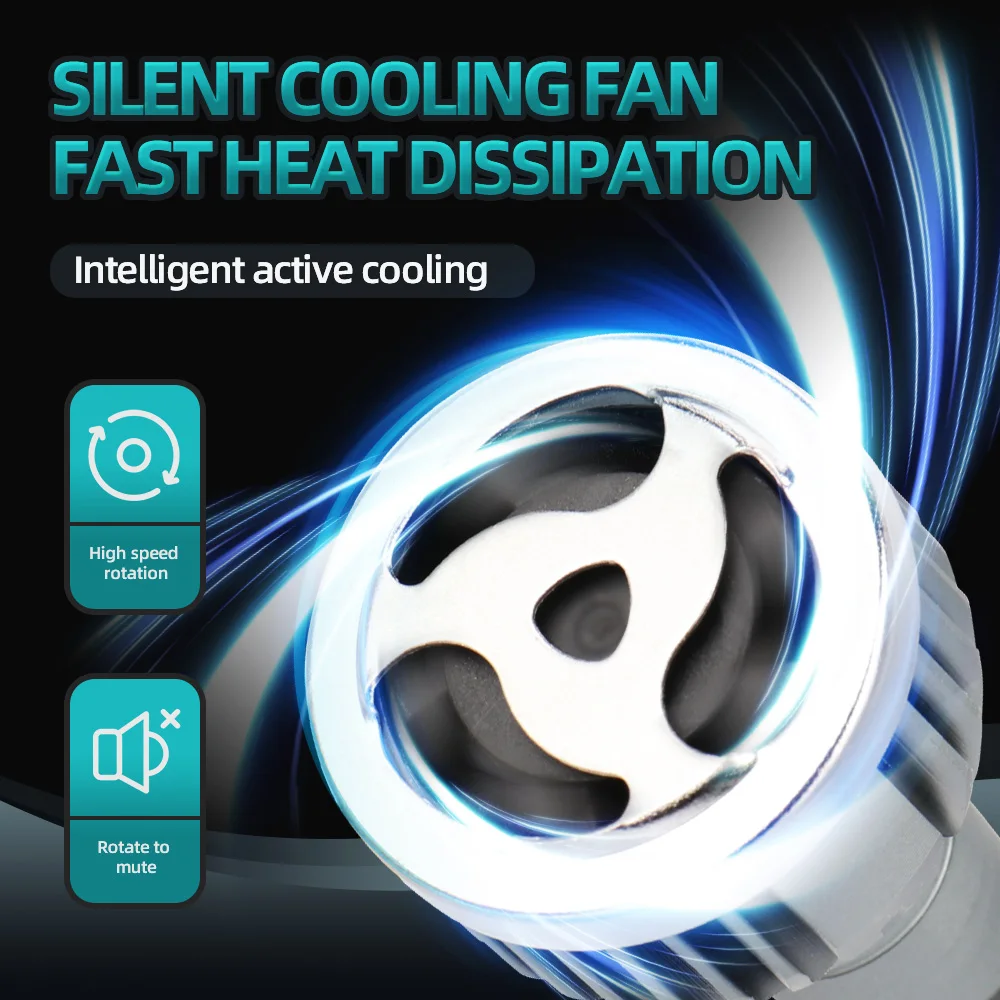 2 قطعة 9012 كومبو LED المصابيح الأمامية السوبر مشرق 6500 كيلو سوبر وايت 3570 CSP رقائق محرك داخلي مصابيح كهربائية #4