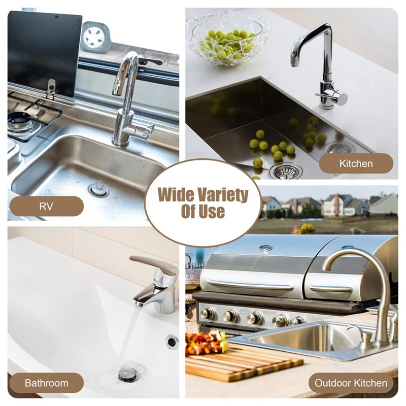Silicone Sink Faucet Mat Kitchen Sink Splash Guard Faucet Handle Drip Catcher Tray For Kitchen Bathroom Counter