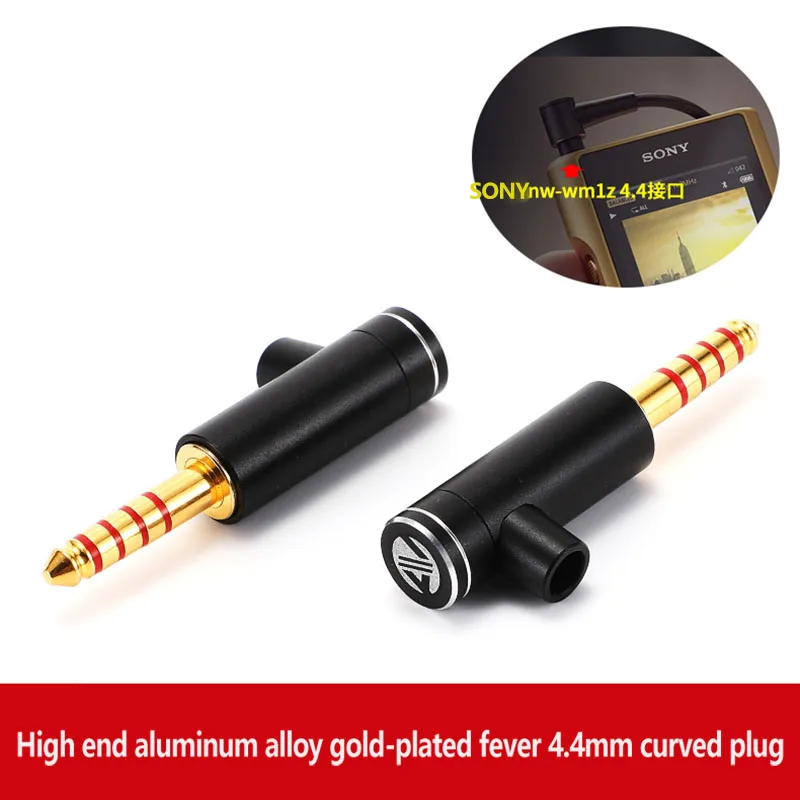 Sony 4.4mm Balance Plug L-Shaped  NW-WM1Z/A Five Pole PHA-2A Welding Head Right Angle Jack 3.5mm Stereo Headset Plug Connector