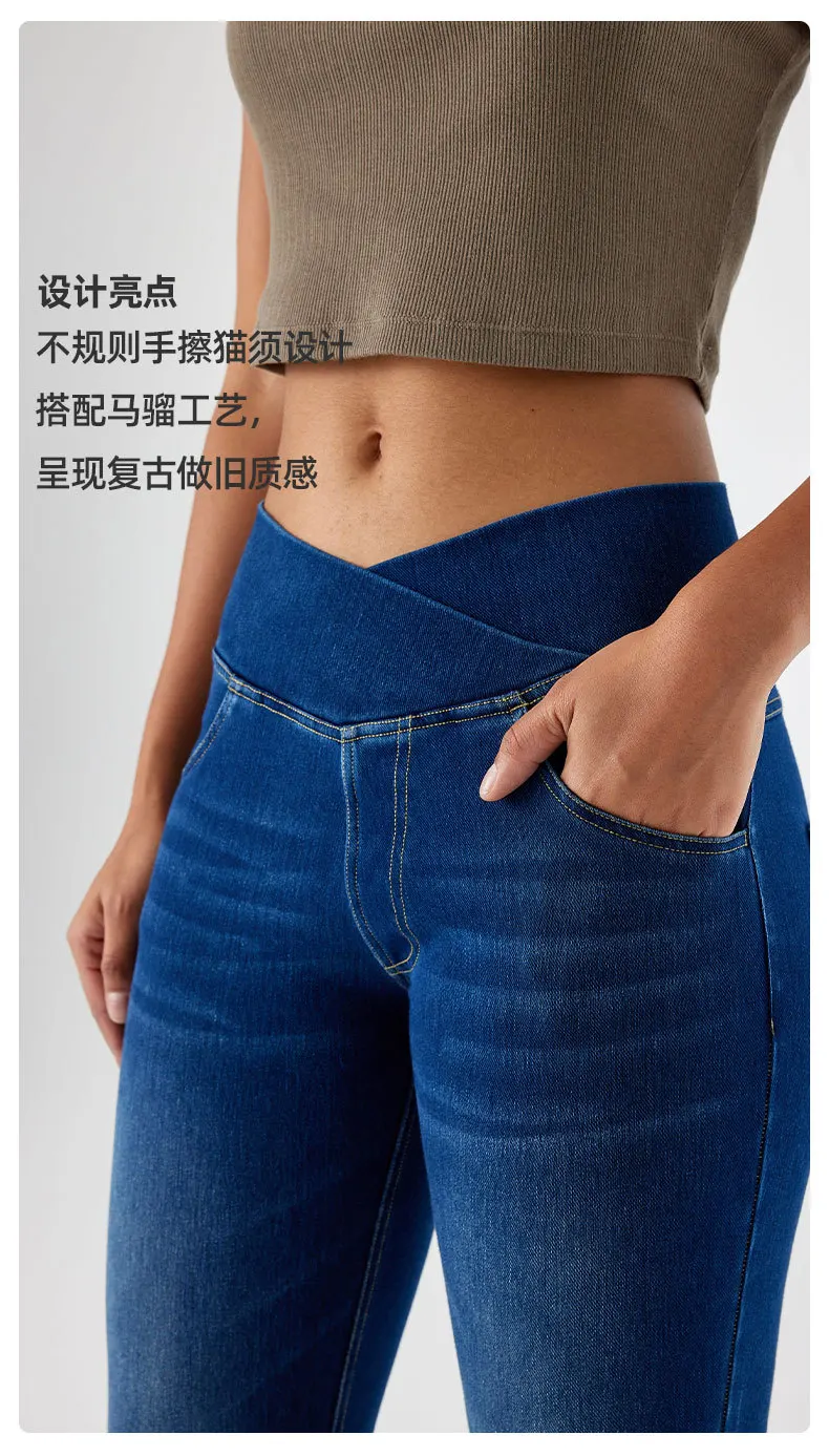 Woman Open Crotch Leggings with Double Zippers Panties Sport Pants Elastic Outdoor Sport Costume Elastic Material Underpant