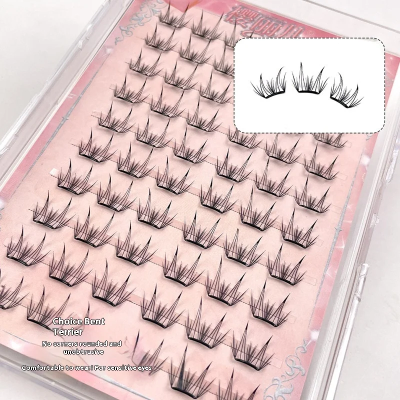 Fee Lijmvrije valse wimpers Geen noodzaak om gesegmenteerde wimpers te verwijderen Dunne band Herbruikbare natuurlijke wimpers Dagelijks gebruik