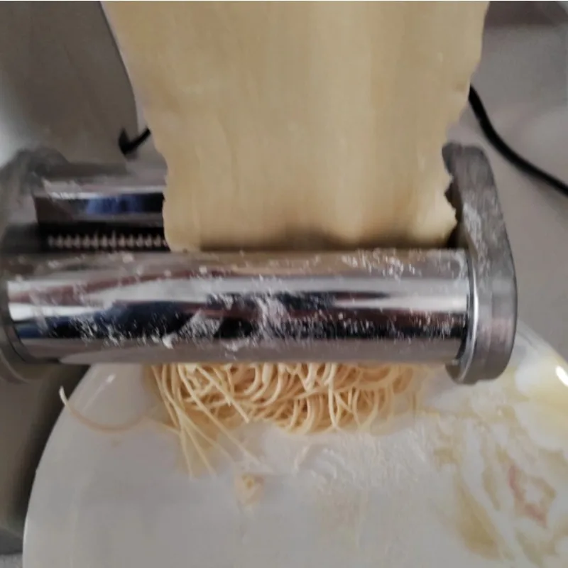 Stainless Steel Pasta Maker Attachment for Stand Mixer, Noodle Roller & Cutter Set