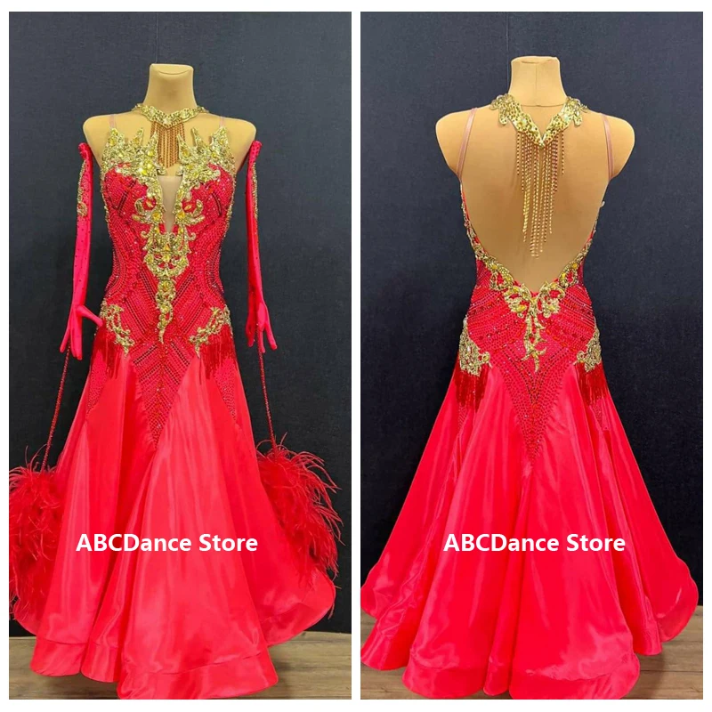 

Customized ballroom dance dress Standard Dance Dress ballroom dress for Competition modern dance Costume