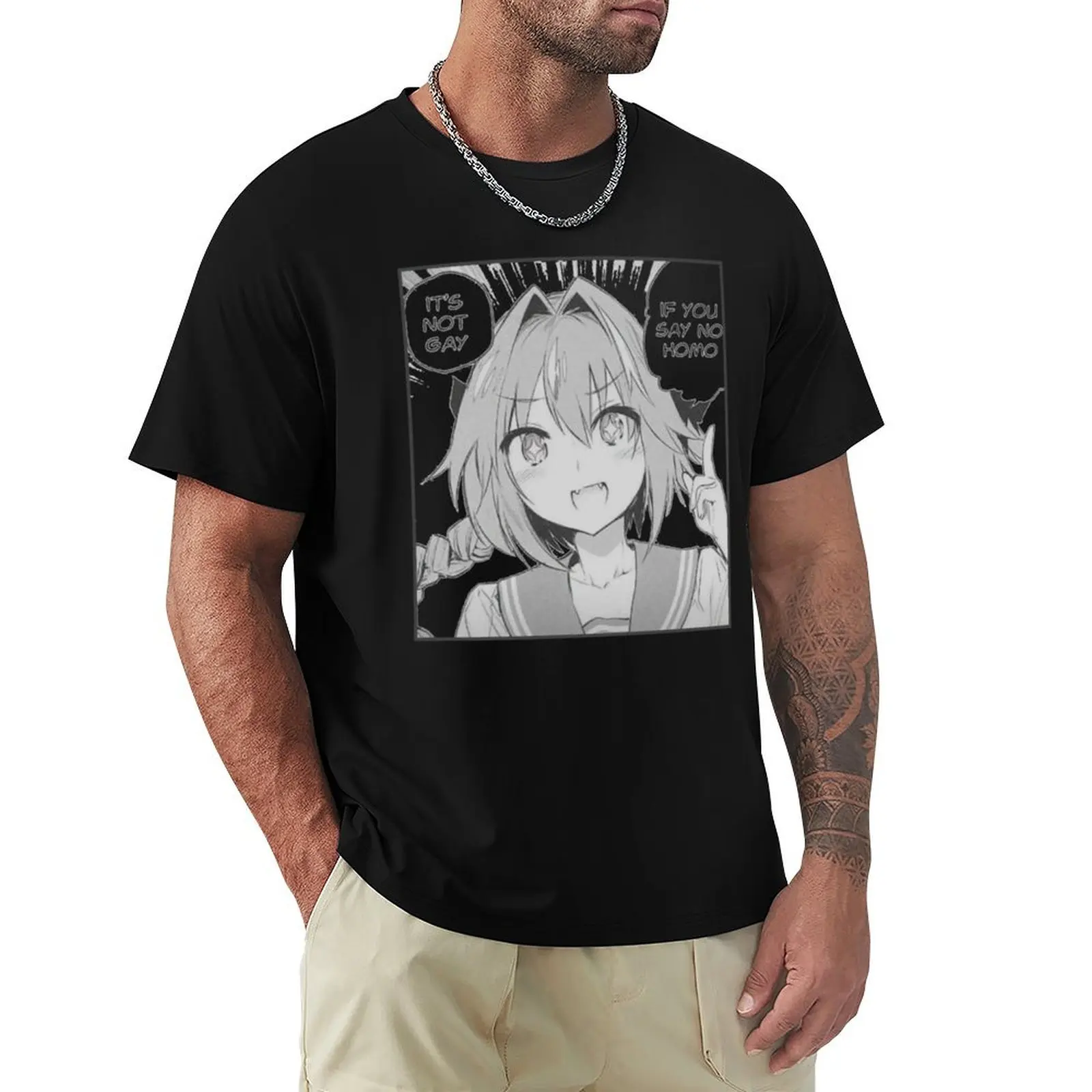 Fate Grand Order Astolfo Best Trap T-Shirt Work Style Casual T-Shirt
