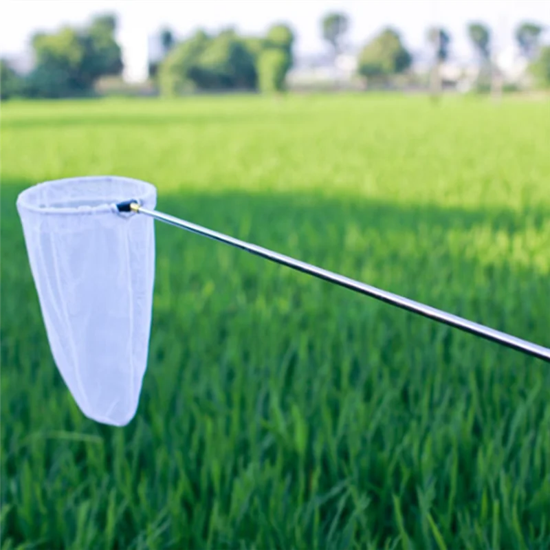 سبائك الألومنيوم سريعة قابلة للطي شبكات اليد المطاط صافي الرياضة في الهواء الطلق يطير الصيد صافي الأسود-AT20 #3