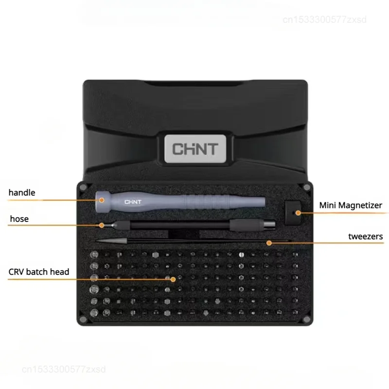 Imagem -06 - Xiaomi Chnt-mini Chave de Fenda Magnética Grupo Ferramenta de Parafuso Bits Kit Telefone Celular Ipad Câmera Manutenção 145 em 1