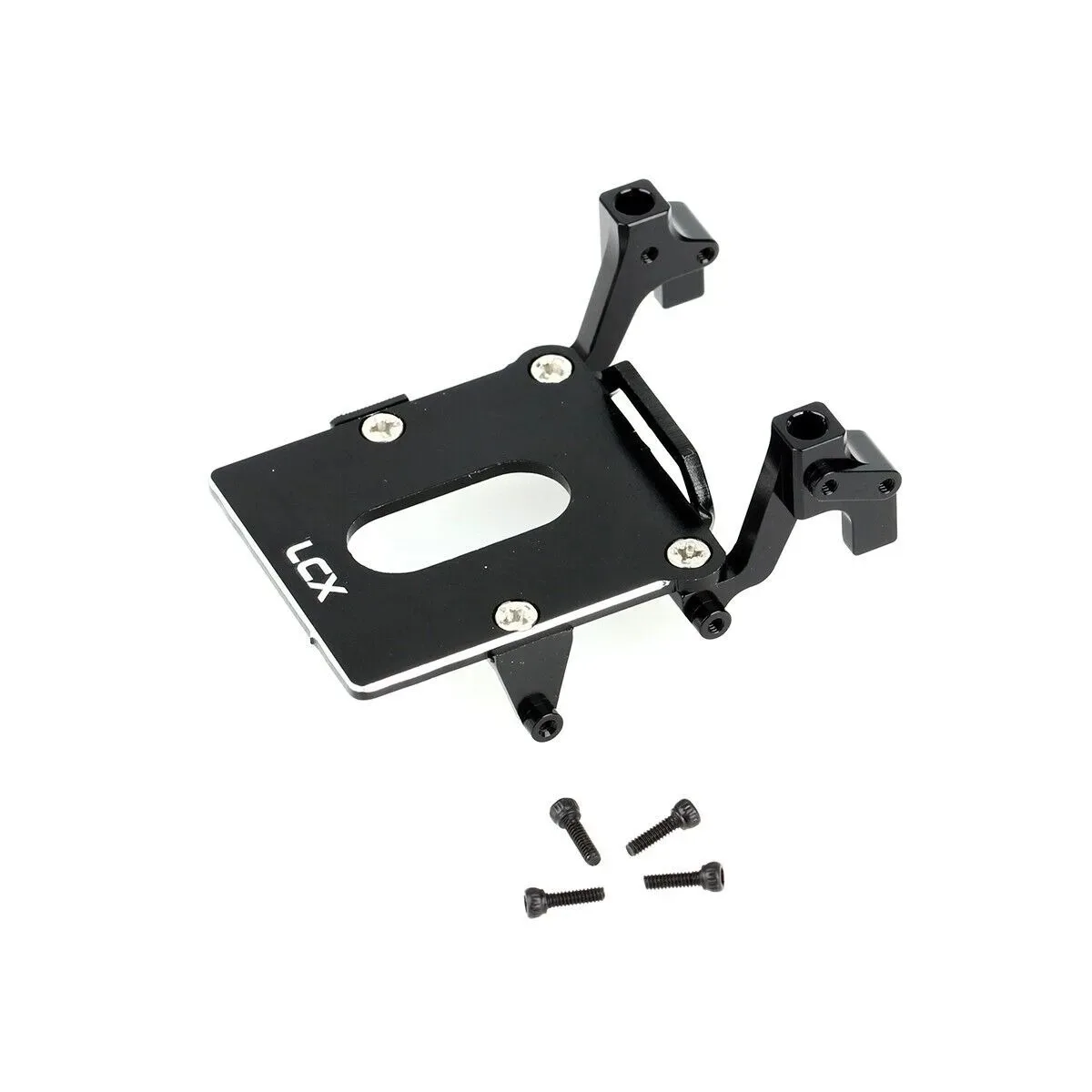 LCX Racing 1/24 RC Crawler Front Shock Tower Receiver Tray for Axial SCX24 JT Gladiator Upgrades Parts Accessories