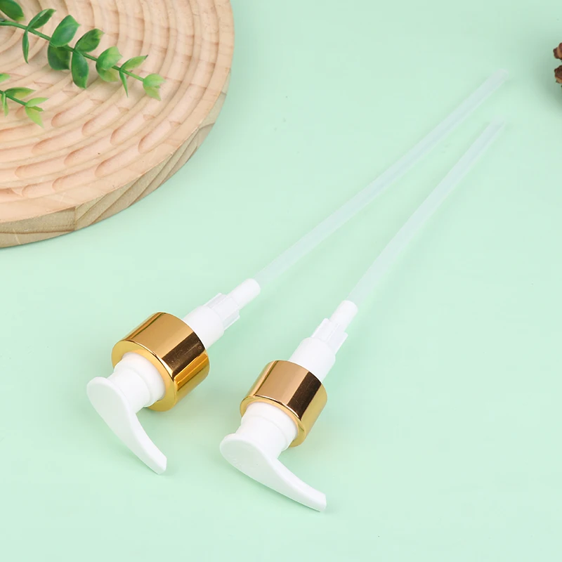 24/28 Thread Bath Shampoo Bottle Press Nozzle Replace Pump Tube Soap Pump Liquid Pump Head Lotion Dispenser Head Push Type Head