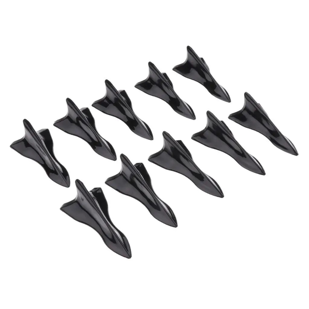 10 Pieces for Car Spoiler Roof Wing Decreases Turbulence High quality ABS