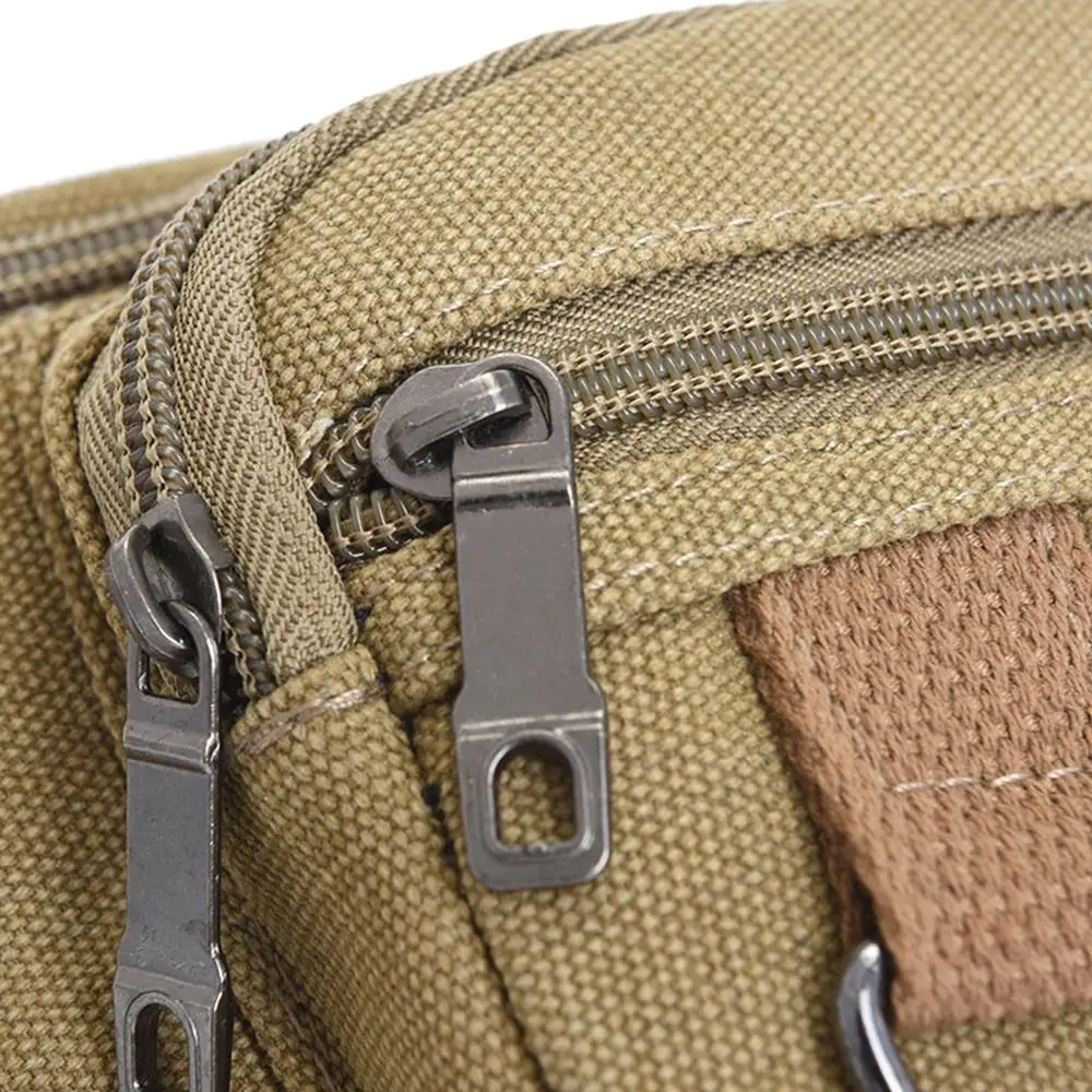 Travel Purse Bag Waist Bag New Canvas Hip Bag Men's Belt Bag Phone Pouch Waist Pack Chest Bag