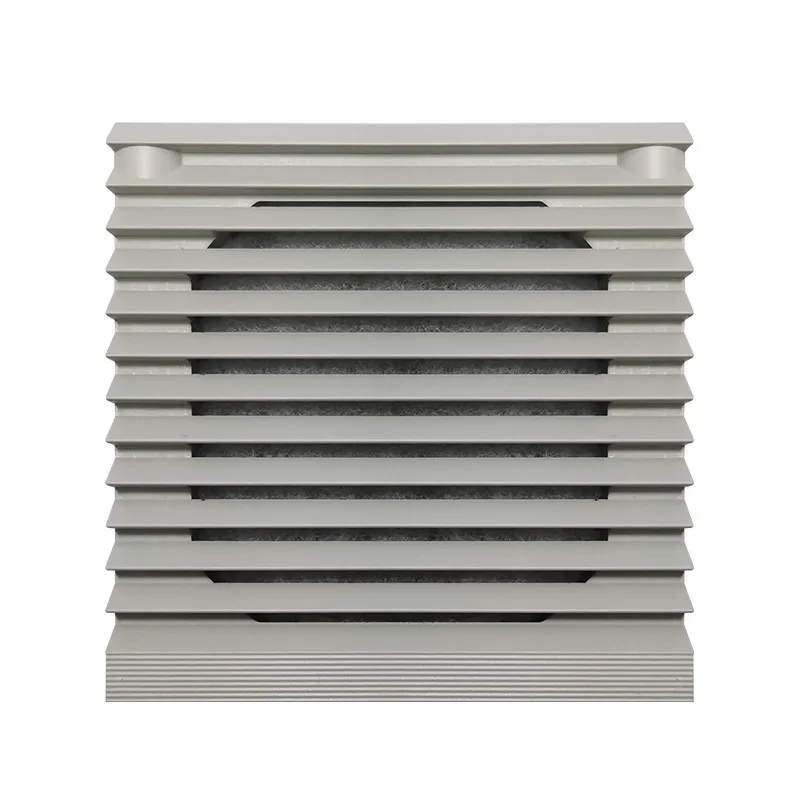 FK6622.230 148.5x148.5mm AC230V 0.13A Jendela Ventilasi Kabinet dengan Kipas, Filter, dan Layar Besi Set Lengkap