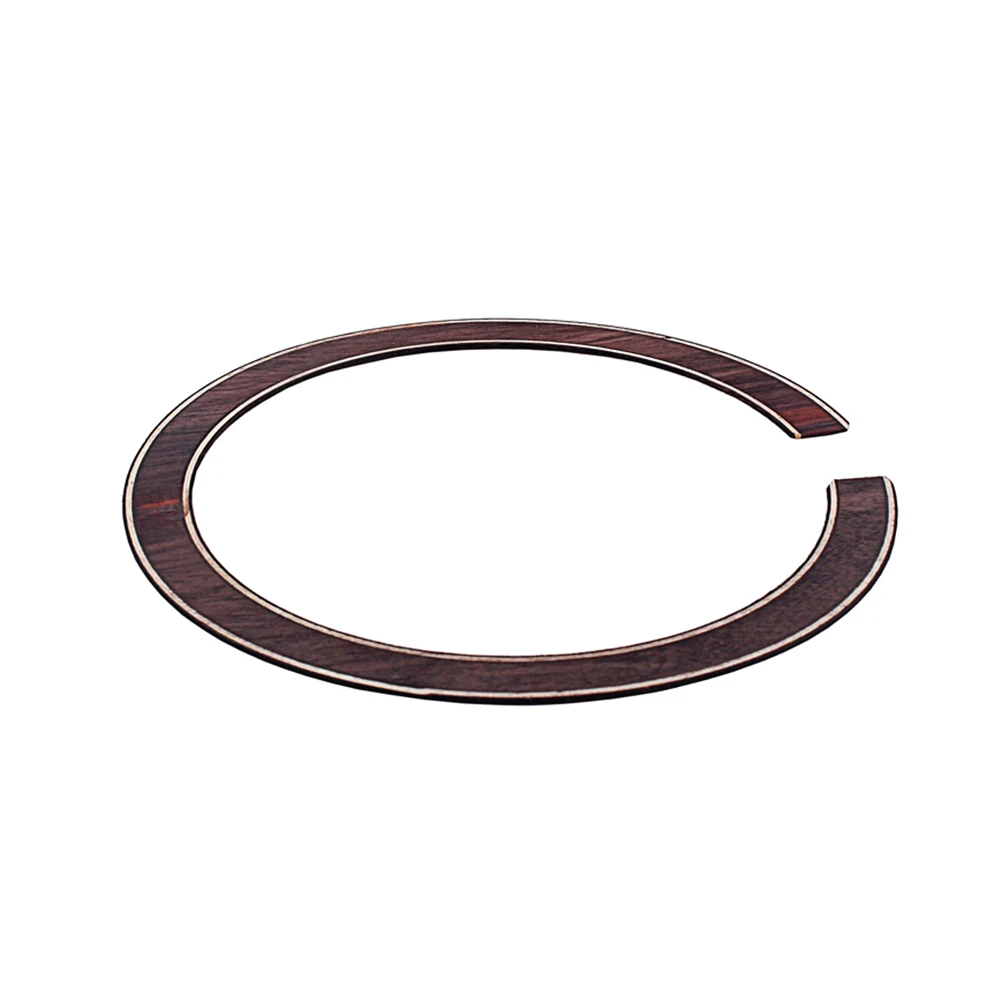 

Curved Strips Guitar Sound Hole Rosette Wood Inlay Easy Apply Remove Folk Guitar Accessories Decals Bamboo Mosaic Fretboard