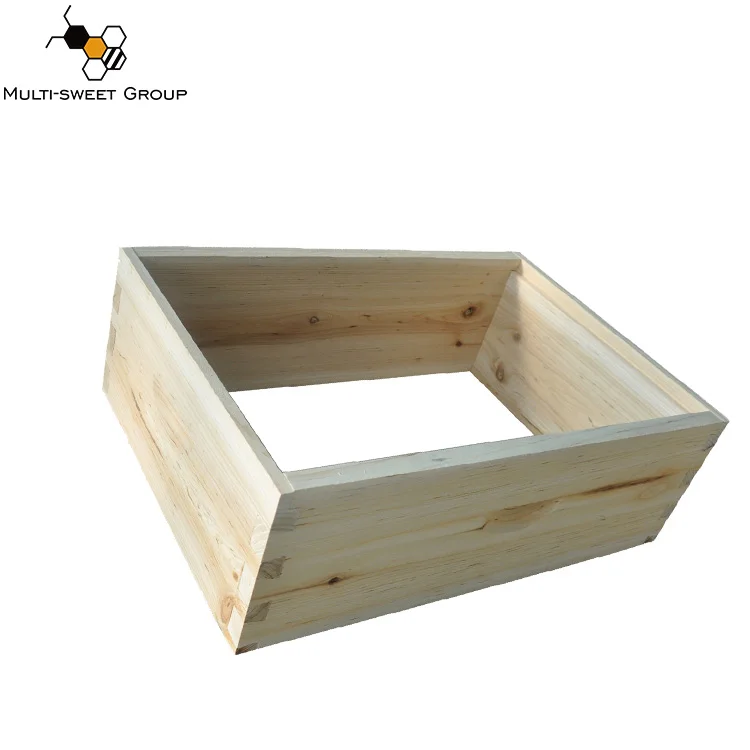 

Wood Bee Hive 10 Frames Langstroth Super Box Bee Boxes