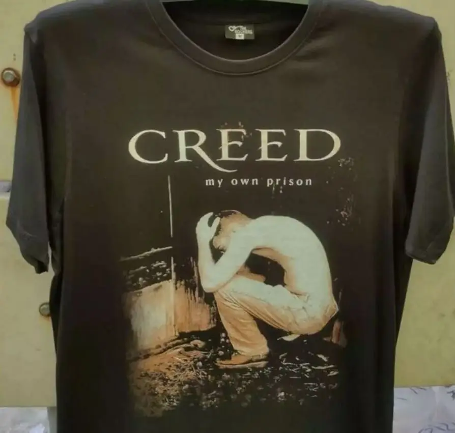 

Creed My Own Prison 90s Reprint black T shirt Men Women S-5XL