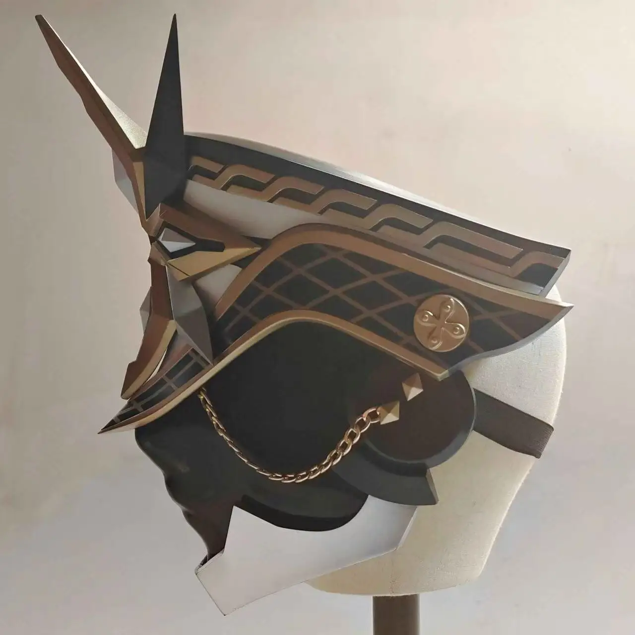 The Captain Capitano Masks Prop Cosplay Adult Helmet Mask Ornaments Game Genshin Impact Cosplay Prop Halloween Party Accessories