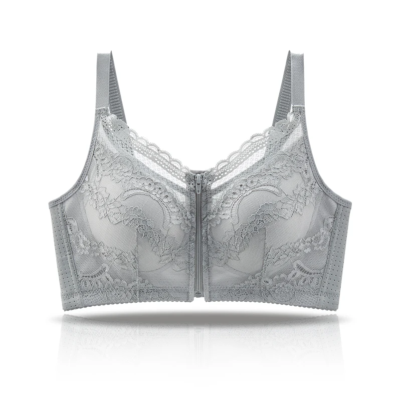 Soft And Comfortable Post Mastectomy Bra M-5XL With No Cup Size And Pockets Silicone Breast Cancer Women's Underwear