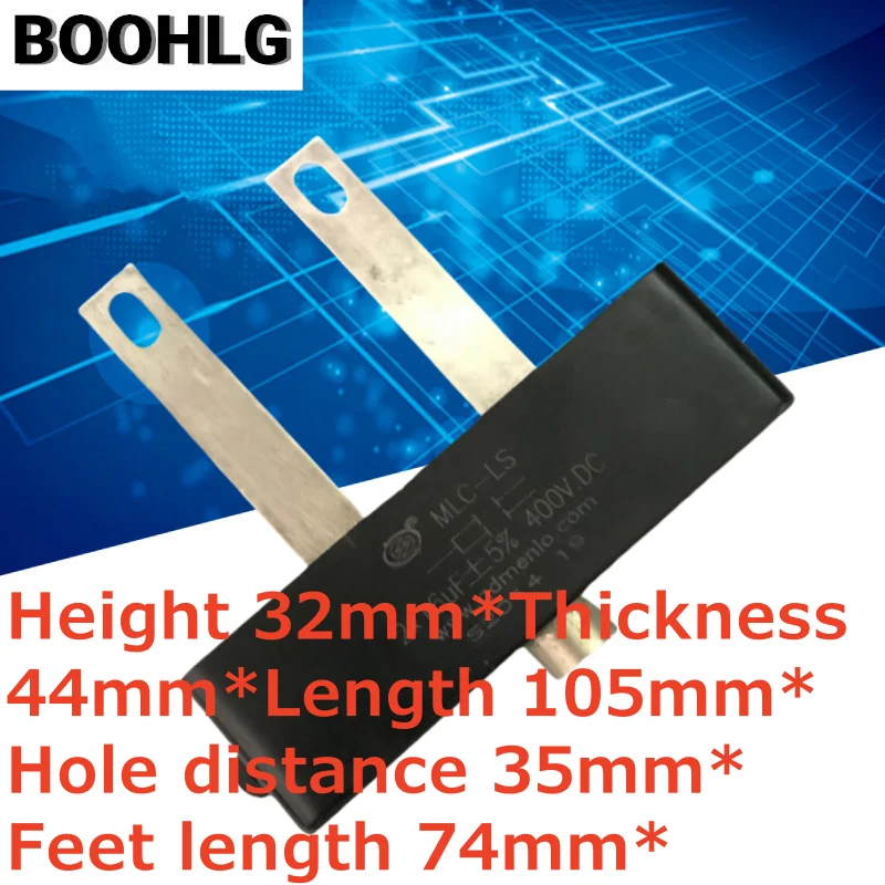 

1PCS inverter welding machine direct blocking capacitor MKP-LS 2X16UF 400V polarity capacitor