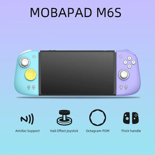 Imagen 2 del producto Mobapad M6s para Nintendo Switch controlador Pro Joystick ajustable efecto Hall controlador Hd vibración/giroscopio JoyPad de 6 ejes