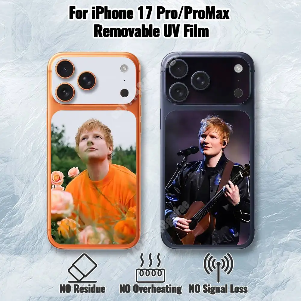 Ed S-Sheeran +×=÷ Autumn Variations Removable UV Film for iPhone 17 Pro 17 ProMax Protective Sticker