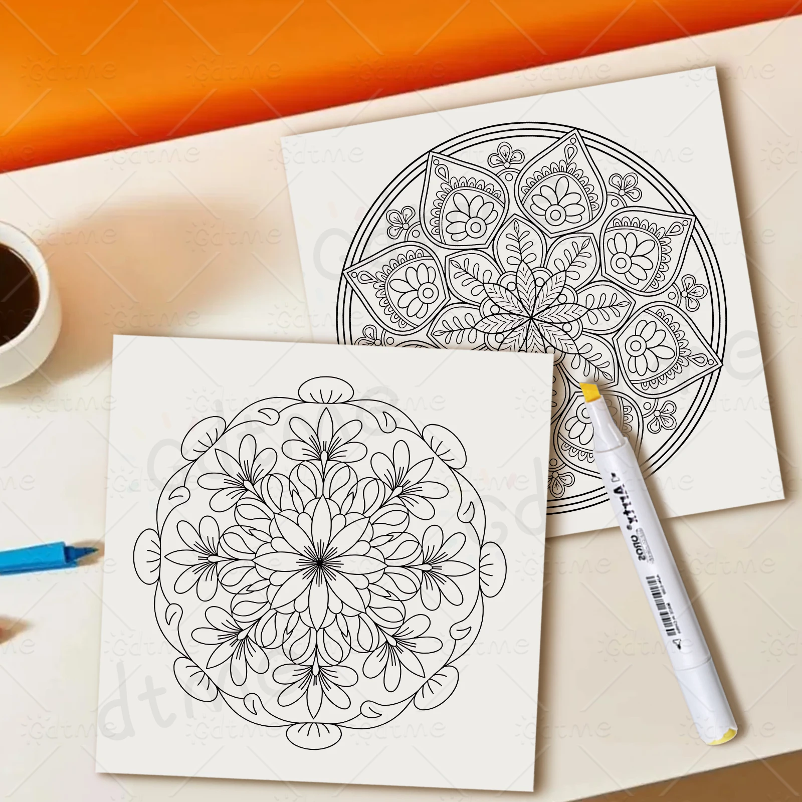 MANDALA Patterns for Adults Interesting Drawing Book Perfect Gift for Party and Birthday (Stress Free Coloring Book) image 6