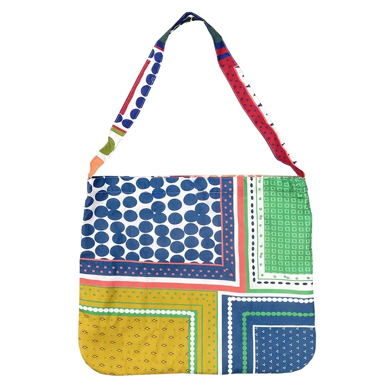 

Tang Candy Polka Dot Large Capaci Women's Crossbody Bag Faionable Canvas Tote Bag for Casual Ocns