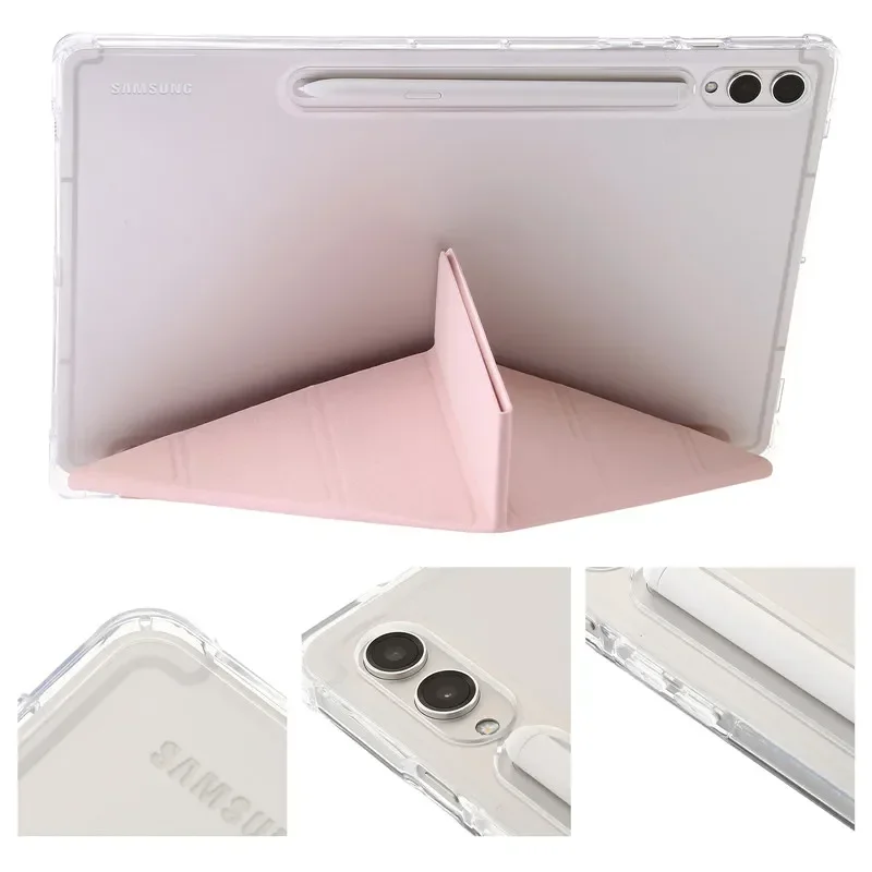 For Samsung tab s9 fe plus Case Coque Smart Folio Magnetic Stand Tablet Funda For Galaxy Tab S9 FE Case with Pencil Holder