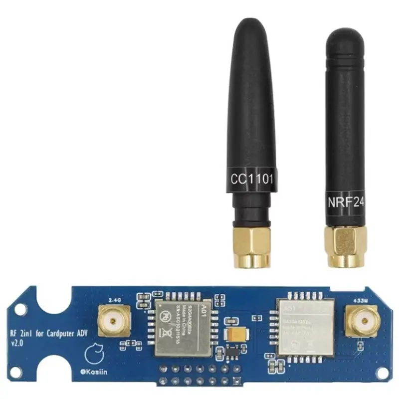 

Модуль двухдиапазонной радиосвязи B03B для M5stack Cardputer ADV, модуль 2.4G NRF24+ 433M CC1101, плата для разработки радиосвязи