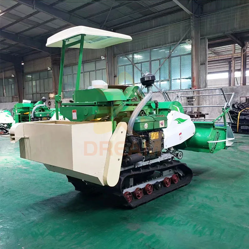 Small Rice Soybean Combine Harvester 102 Tractor Mounted Mini Pea Bean Soybean Wheat Rice Combine Harvester Machine for Wheat
