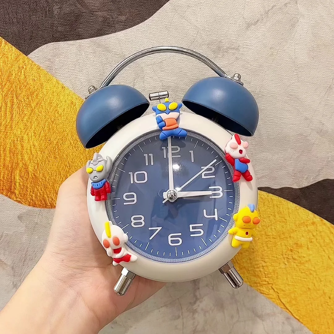 Modern Fashion Creative Japan Comic Alarm O'clock Student Simple Cute Desk Clock Child Bedroon Morning Wake Up Decoration Gifts