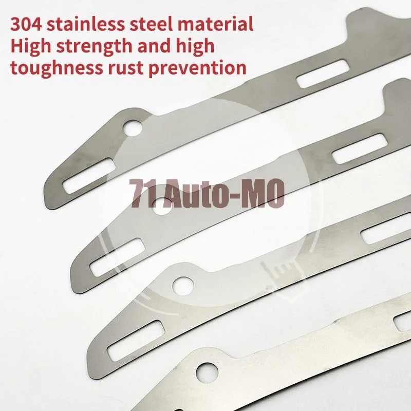 2Pcs Front Bumper Seam Adjustment Brackets Stainless Steel Corrosion Resistant for Car Modification Upgrade