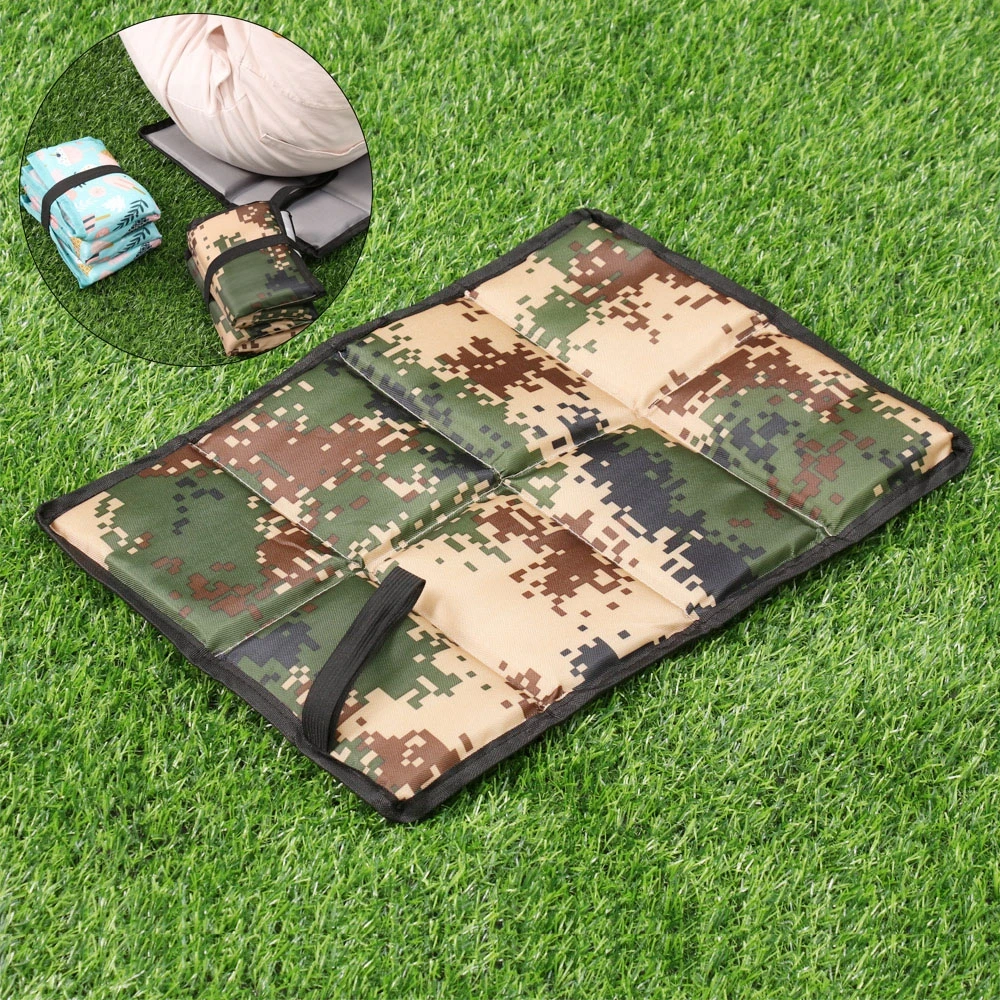 Wasserdichte Sitzunterlage aus Oxford-Stoff – tragbare Klappmatte für Wandern/Strand/Picknick, leichte Sitzunterlage mit schmutzabweisendem Design – Detail 4