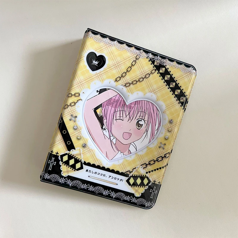 1PC Heart Hollow Photo Album 3 Inch Storage Album Cartoon Photocard Holder Two Palace Grid Star Chasing Album Collection Book image 4