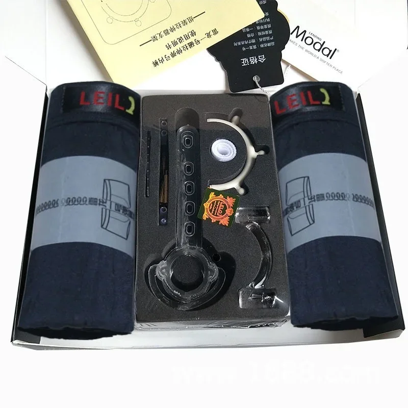 Underpants Men's Cotton Fabric Four Flat Corner Autumn/winter Modale Solid Color Sexy Increase New Underwear Men  Mens  sissy