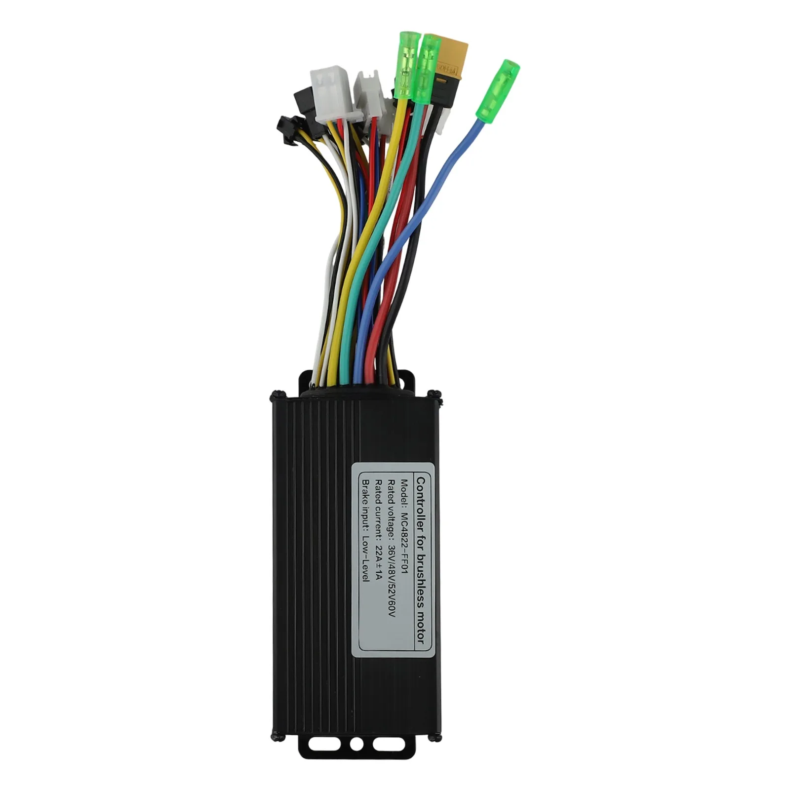 

Black Brushless Motor Controller Heat-Dissipating Aluminum Alloy Enhanced Control Features Robust Cooling Design
